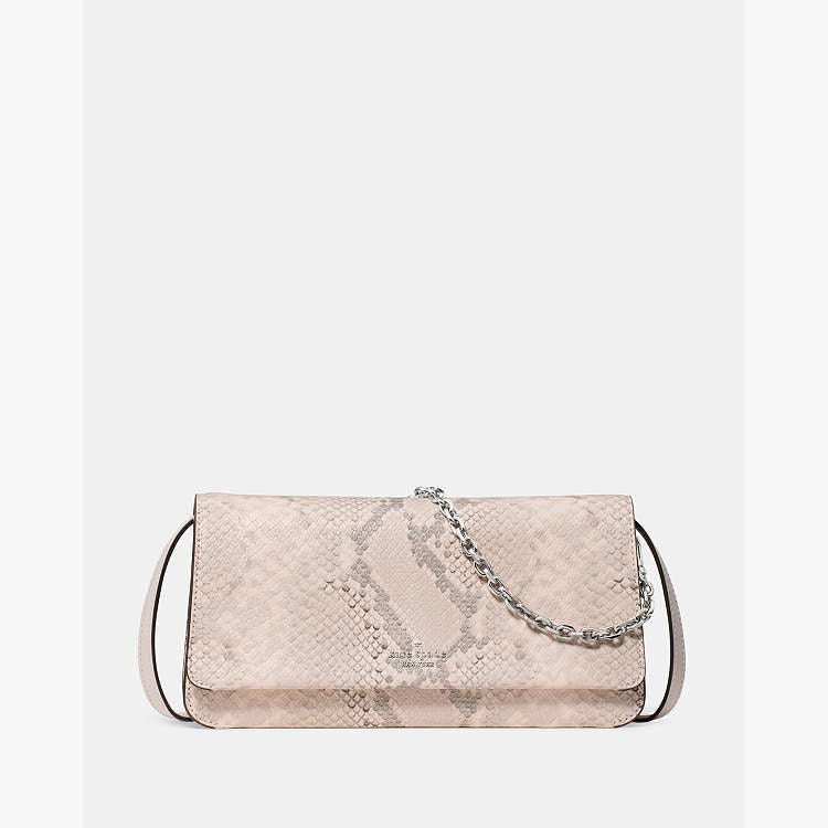 ♠️kate spade Ivy Snake Embossed Crossbody Bag, Pink Multi NWT