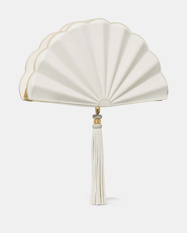 ♠️kate spade Lotus Fan Clutch Bag, NWT