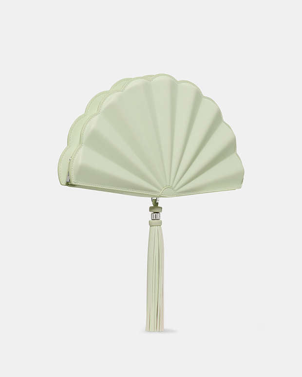 ♠️kate spade Lotus Fan Clutch Bag, NWT