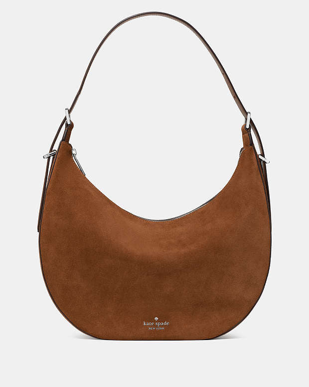 ♠️kate spade Nova Suede Large Shoulder Bag, Warm Gingerbread NWT