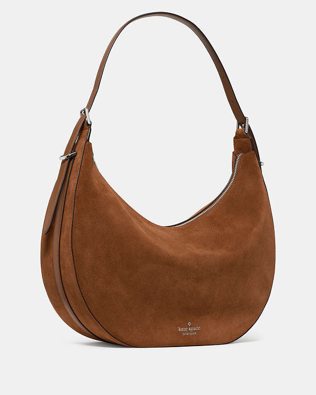 ♠️kate spade Nova Suede Large Shoulder Bag, Warm Gingerbread NWT