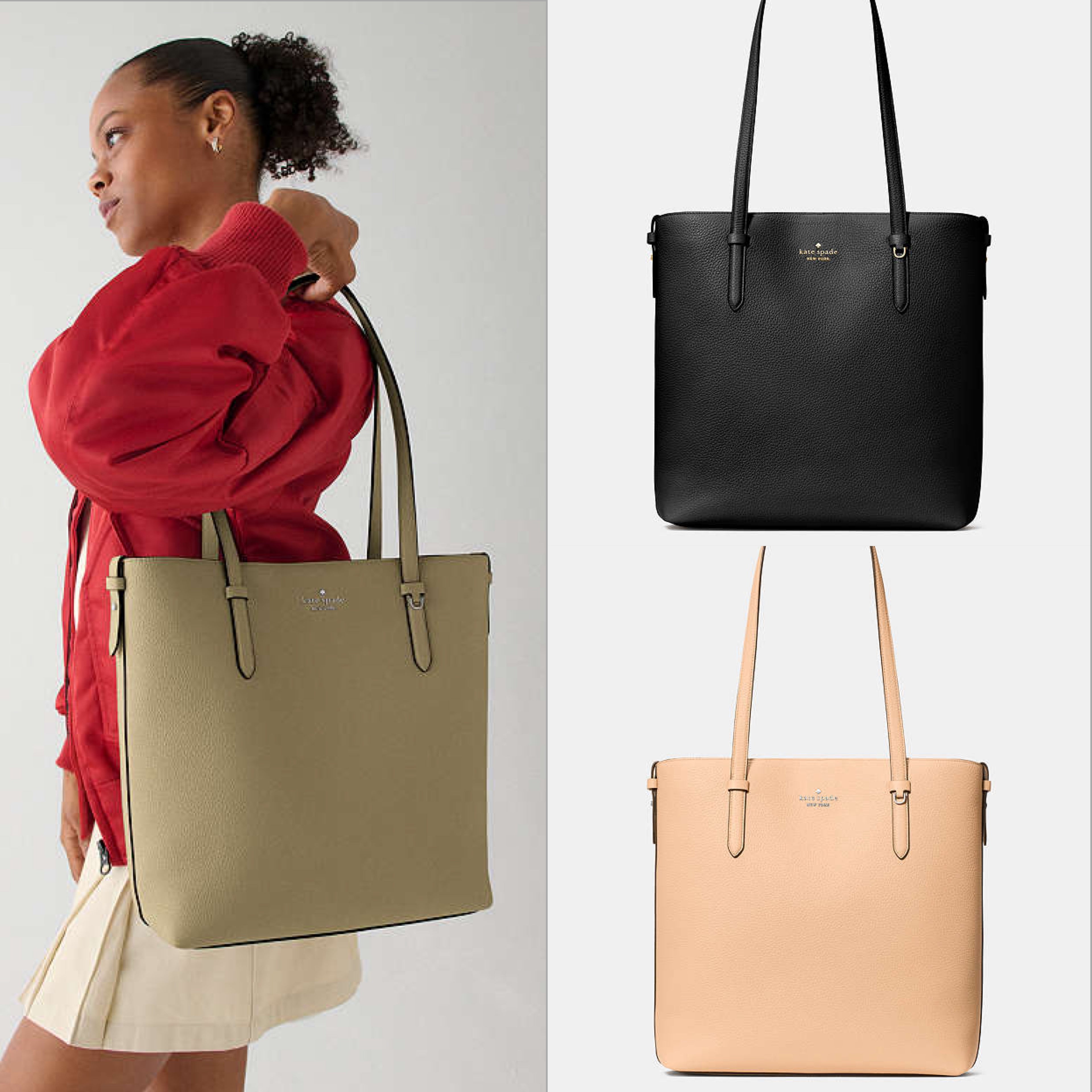 ♠️kate spade Juliette Leather Medium Tote, NWT