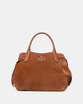 ♠️kate spade Dumpling Suede Small Satchel, Warm Gingerbread NWT