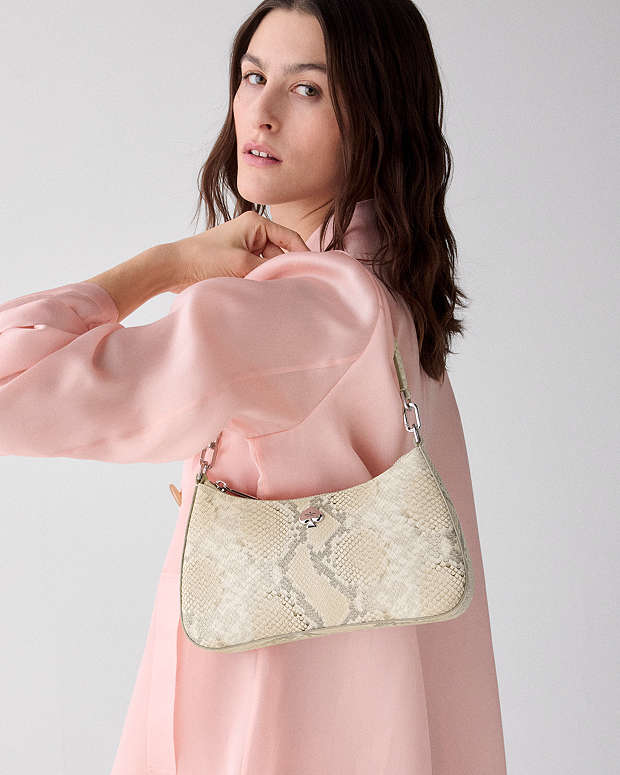 ♠️kate spade Kayla Snake Embossed Shoulder Bag, NWT
