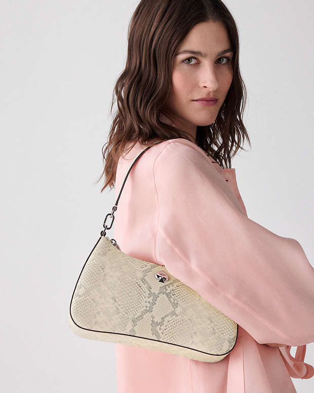 ♠️kate spade Kayla Snake Embossed Shoulder Bag, NWT