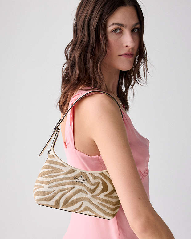 ♠️kate spade 454 Zebra Mini Crossbody Bag, Neutral Multi NWT