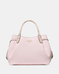 ♠️kate spade Dumpling Snake Embossed Large Satchel Bag, Shimmer Pink Multi NWT