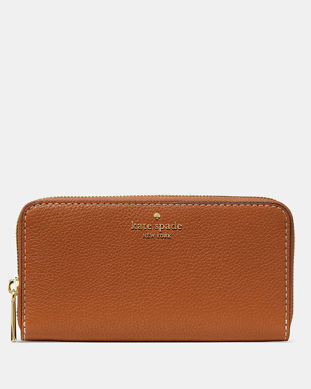 ♠️kate spade Large Continental Wallet, Warm Gingerbread NWT