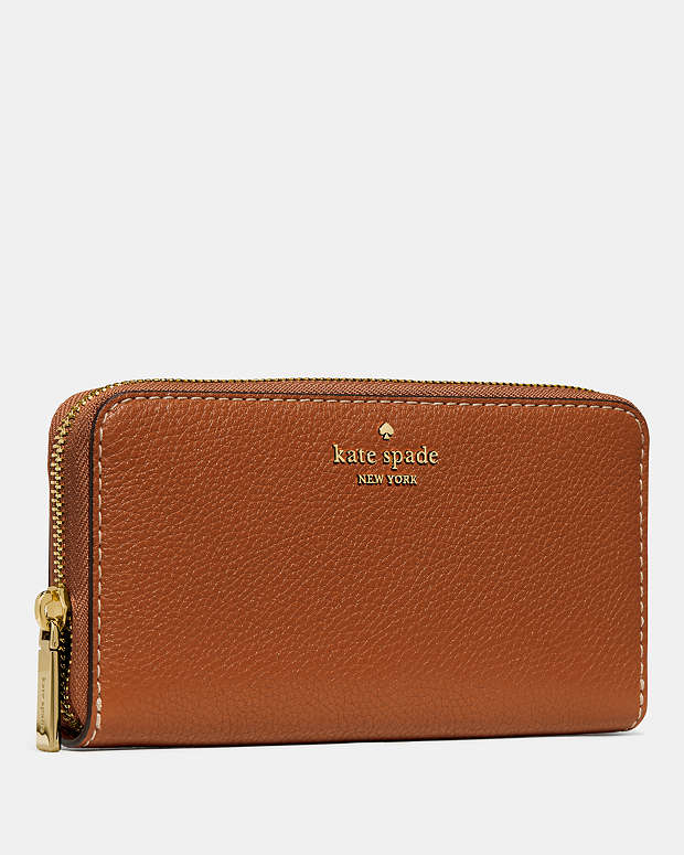 ♠️kate spade Large Continental Wallet, Warm Gingerbread NWT
