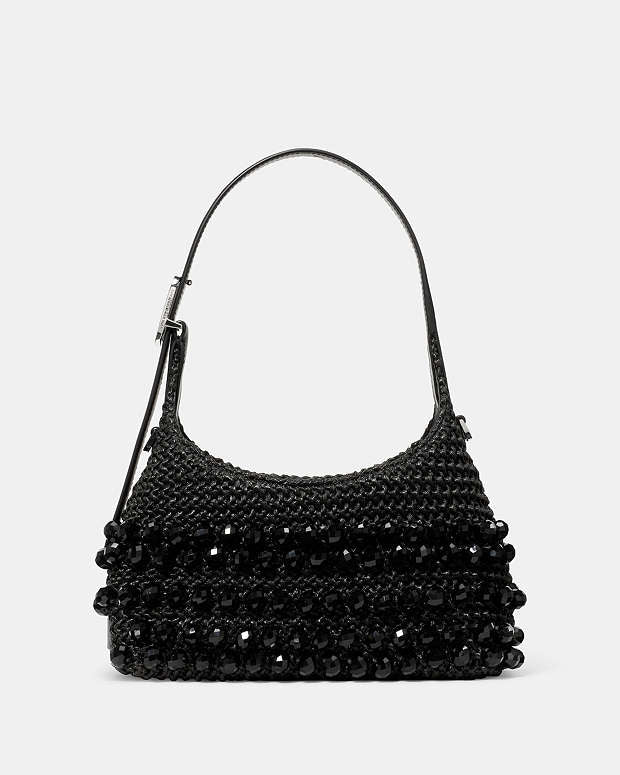 ♠️kate spade 454 Straw Mini Crossbody Bag, Black NWT