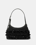 ♠️kate spade 454 Straw Mini Crossbody Bag, Black NWT