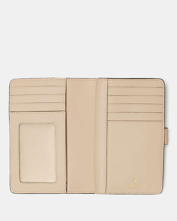 ♠️kate spade Floral Medium Bifold Wallet, Milk Glass Multi NWT