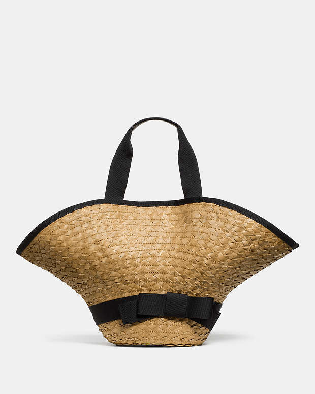 ♠️kate spade Solei Sun Hat Bag, Natural Multi NWT