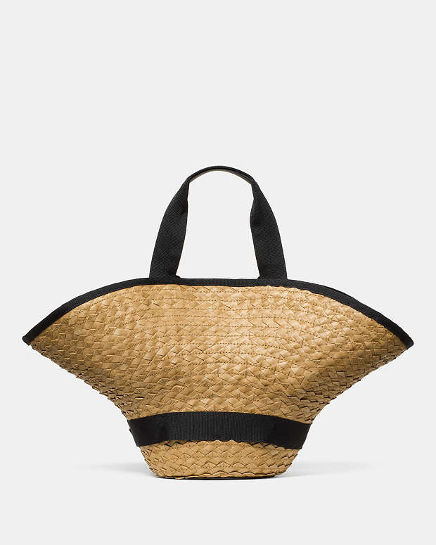 ♠️kate spade Solei Sun Hat Bag, Natural Multi NWT