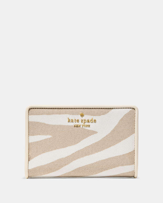 ♠️kate spade Zebra Medium Bifold Wallet, NWT