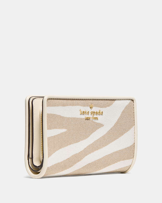 ♠️kate spade Zebra Medium Bifold Wallet, NWT