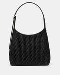 ♠️kate spade 454 Straw Small Shoulder Bag, Black NWT